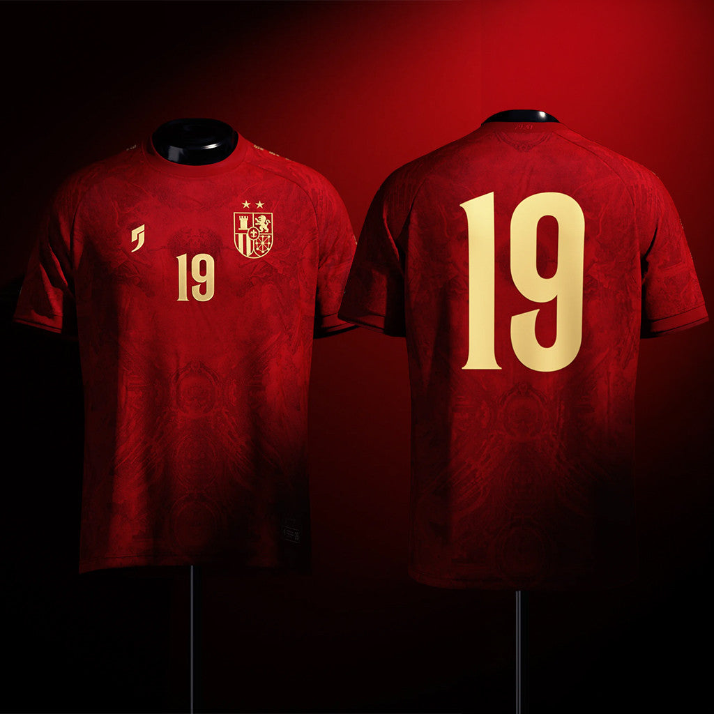 Lamine Yamal Jersey Spain 2026 World Cup Champions Merch #19 Starboy Heritage Jersey Fan Gear - Merchluma