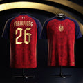 Spain 2026 World Cup Champions Jersey Spain World Champions Merch Gift For Football Lovers - Merchluma