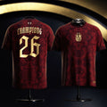 Spain 2026 World Cup Champions Jersey Two Stars Pride Jersey Spain FIFA Champions Merch - Merchluma