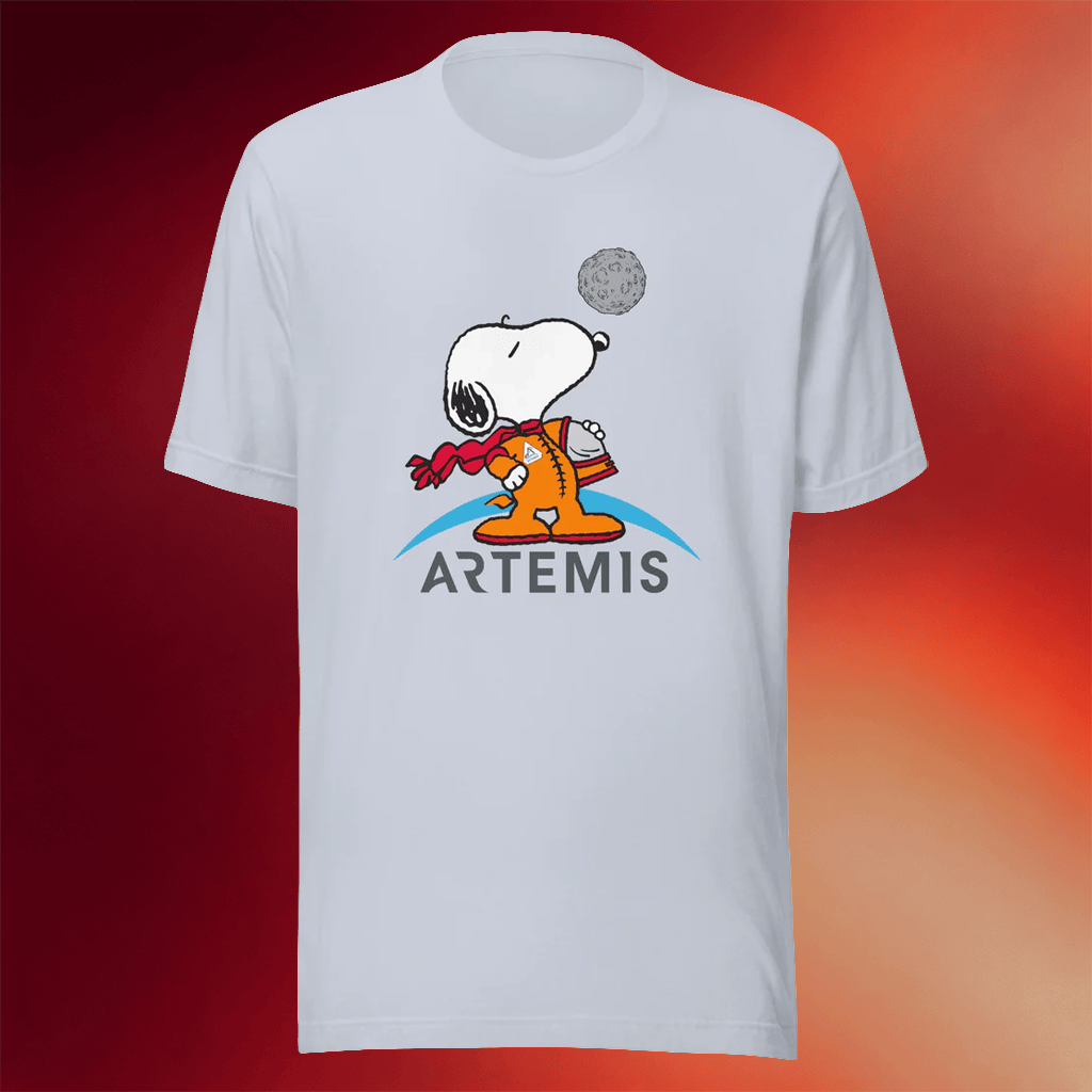 Peanuts Merch Snoopy Artemis T-Shirt Best Gifts For Husband - Merchluma