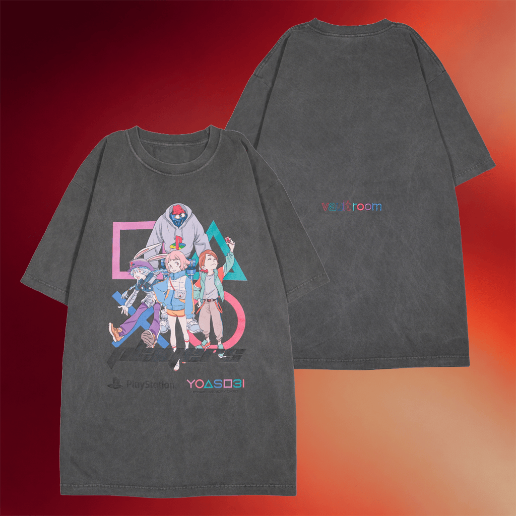 Yoasobi Merch 2026 Vaultroom X Players T-Shirt PlayStation Shirt Best Gifts For Friends - Merchluma