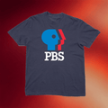 PBS Merch PBS 1980s Logo T-Shirt Shirt Public Broadcasting Service Shirts Gifts For Brother - Merchluma
