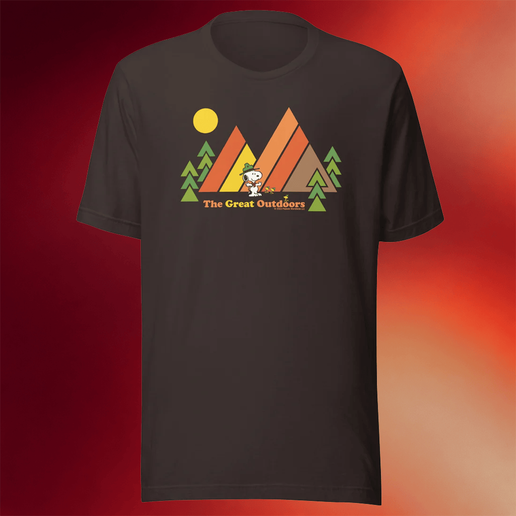 Peanuts Merch Beagle Scout The Great Outdoors T-Shirt Birthday Gift For Sister - Merchluma