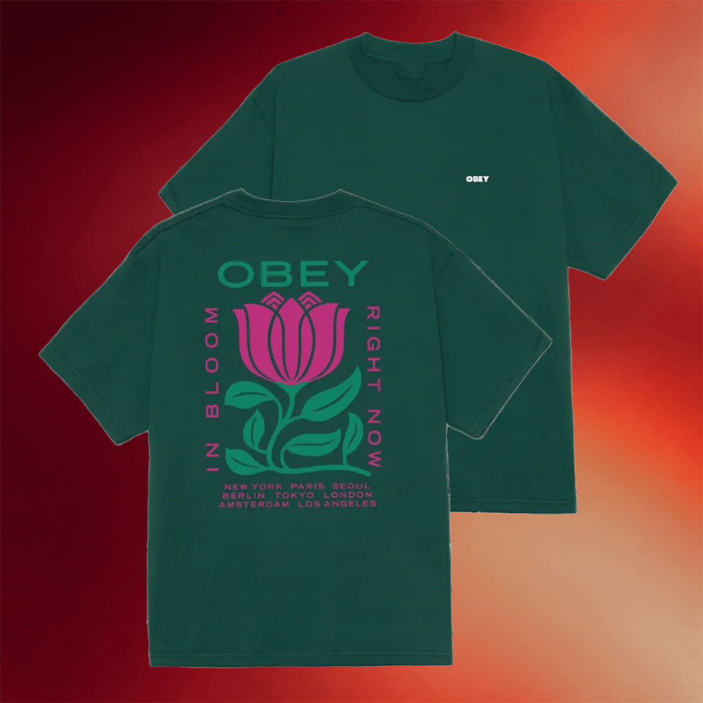 Zebraclub Merch Obey In Bloom T-Shirt Best Birthday Gift For Mom - Merchluma