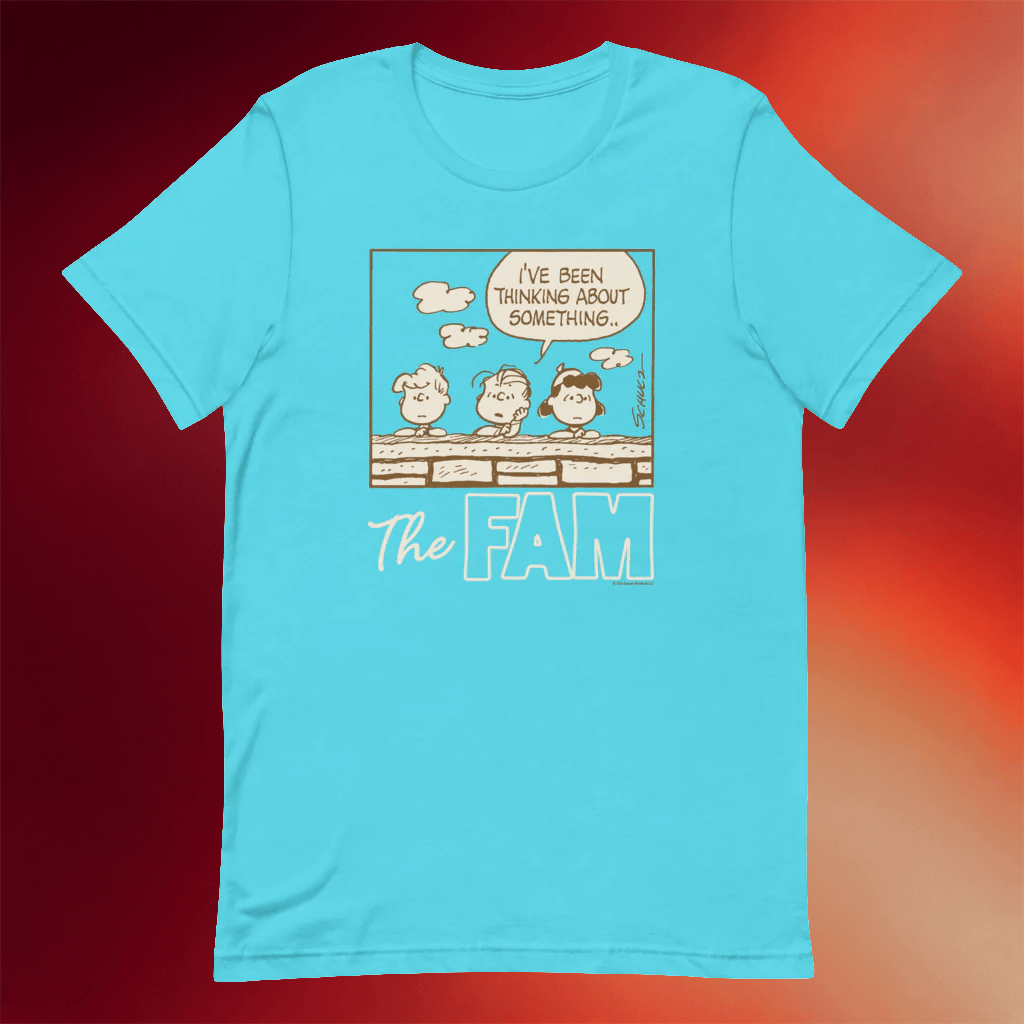 Peanuts Merch Peanuts T-Shirt The Fam Shirt Birthday Ideas For Sister - Merchluma