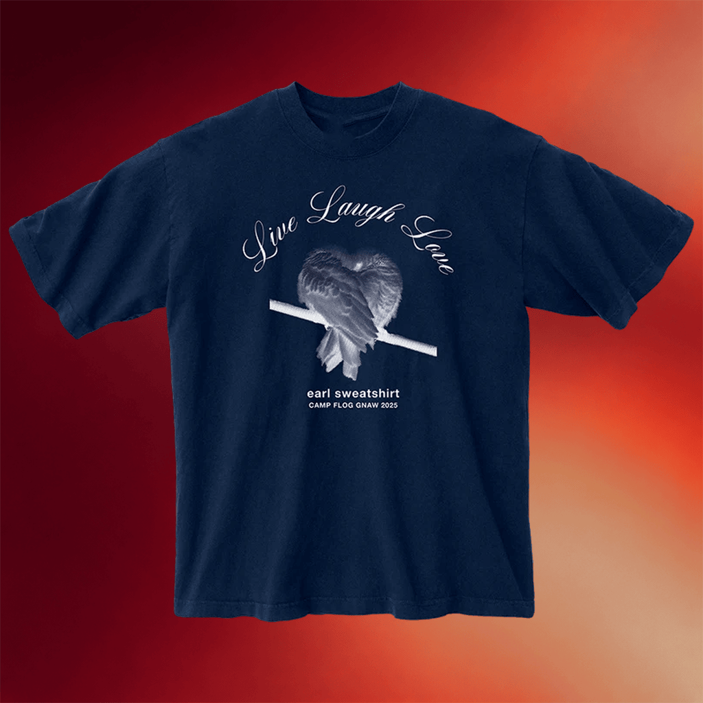 Earl Sweatshirt Merch Camp Flog Gnaw 2025 T-Shirt Live Laugh Love Shirt Gifts For Brother - Merchluma