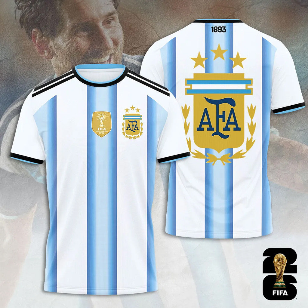 Argentina National Football Team World Cup 2026 T-Shirt FIFA Merch Gift For Football Fans - Merchluma