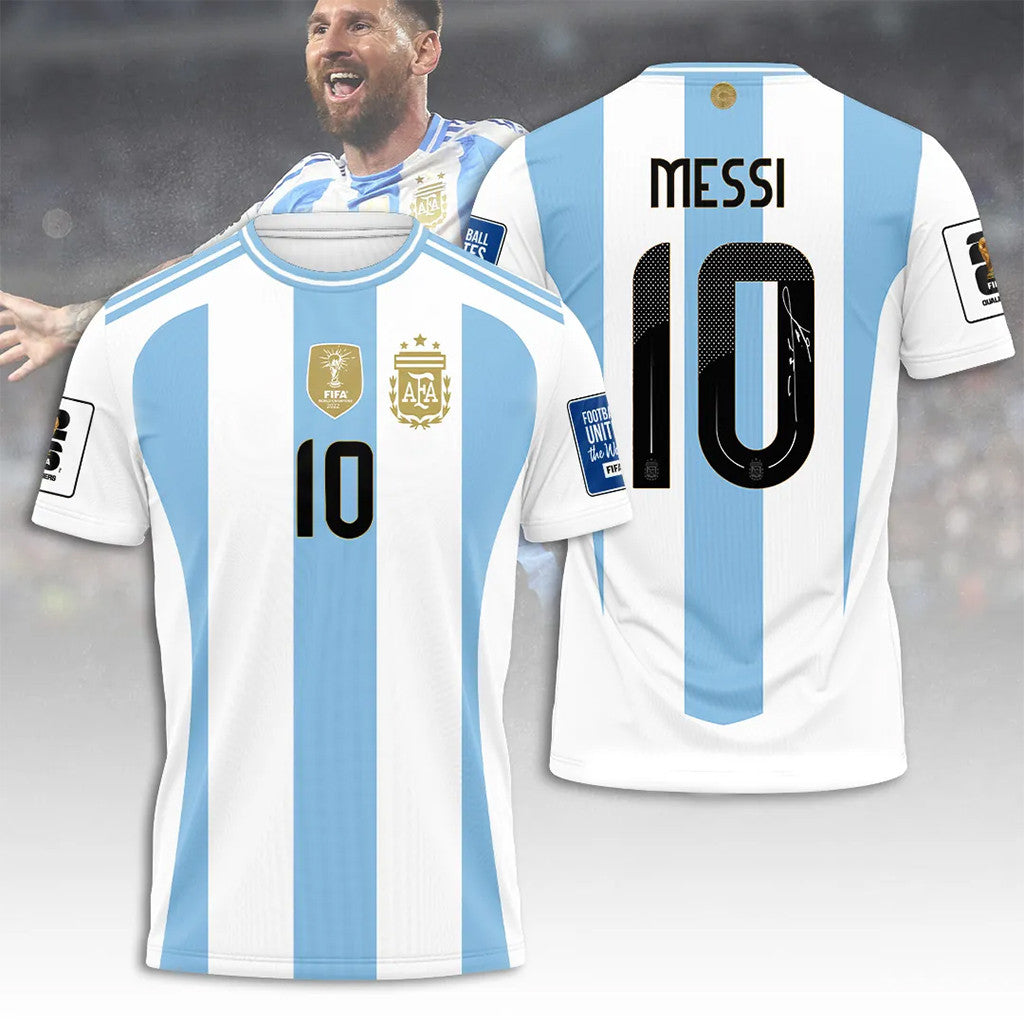 Lionel Messi T-Shirt #10 Argentina FIFA World Cup 2026 Merch Best Gift For Messi Fans - Merchluma