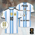 Messi The Last Dance T-Shirt Signature #10 Argentina FIFA World Cup Merch Gift For Brothers - Merchluma