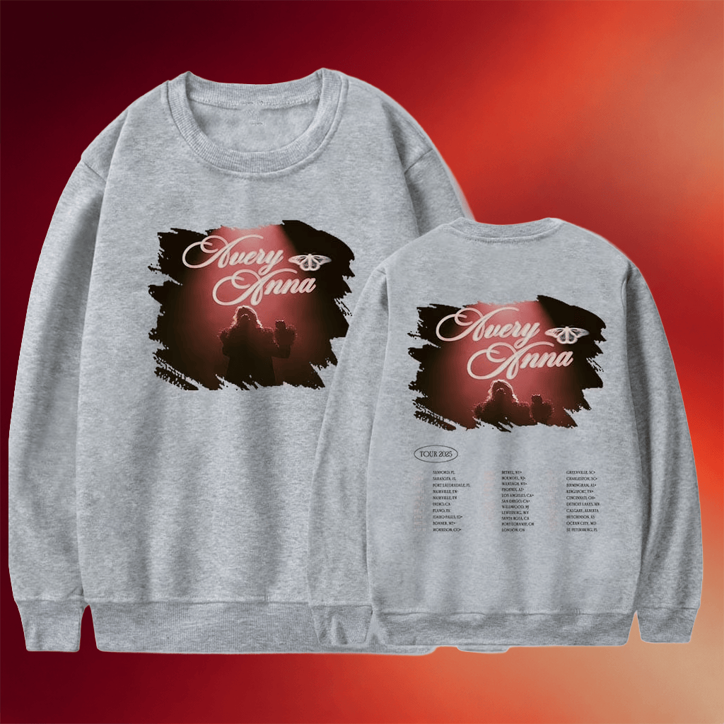 Avery Anna Merch Avery Anna 2025 Tour Sweatshirt Gifts For Music Lovers - Merchluma