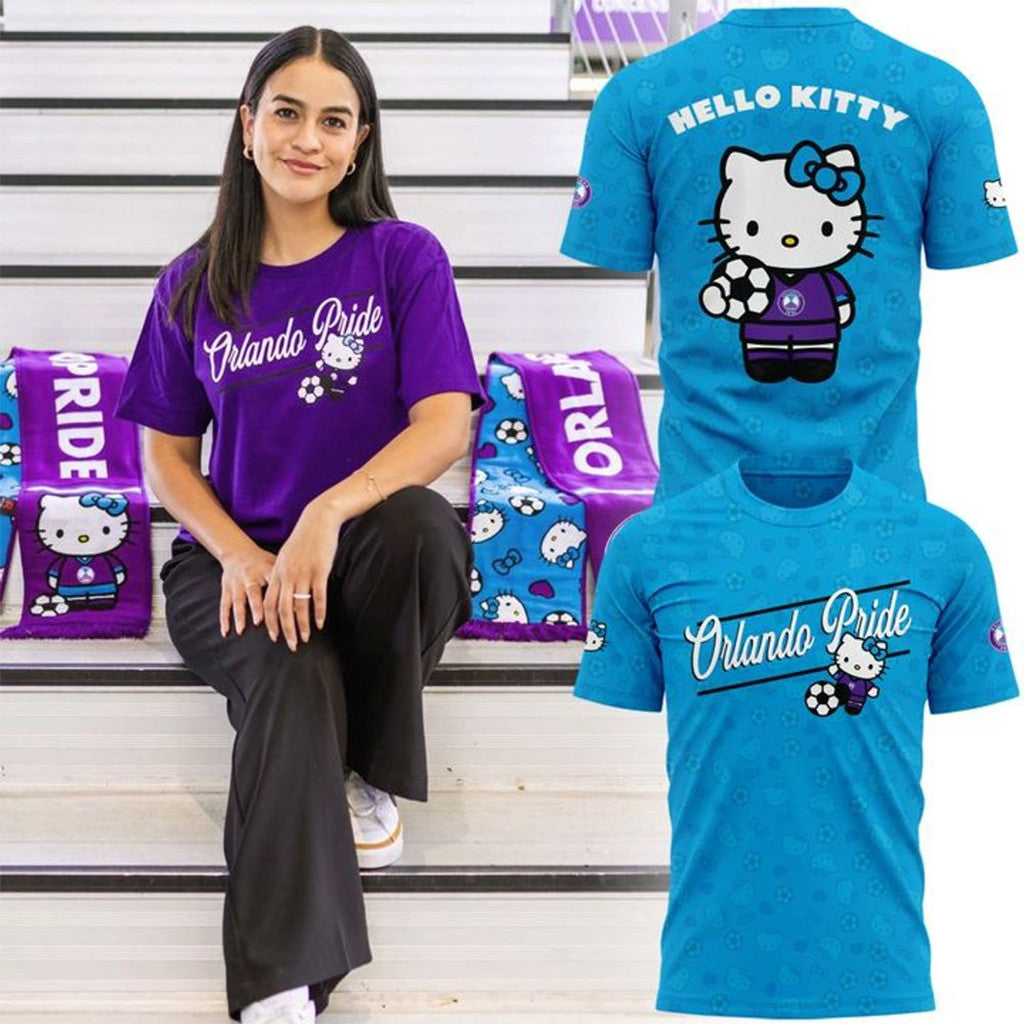 Orlando Pride X Hello Kitty 2026 T-Shirt Orlando Pride Merch Gift For Soccer Fans - Merchluma