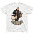 Trash Panda Viking Erling Haaland Airport Raccoon Warrior T-Shirt Funny Shirt Haaland Merch - Merchluma