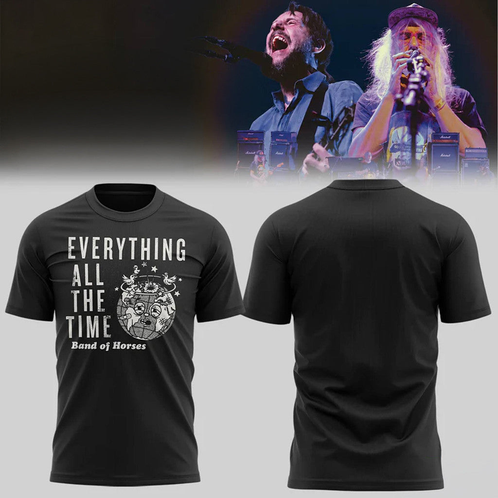 Band Of Horses Everything All The Time Vintage T-Shirt Band Of Horses Merch Indie Rock Fan Gift - Merchluma
