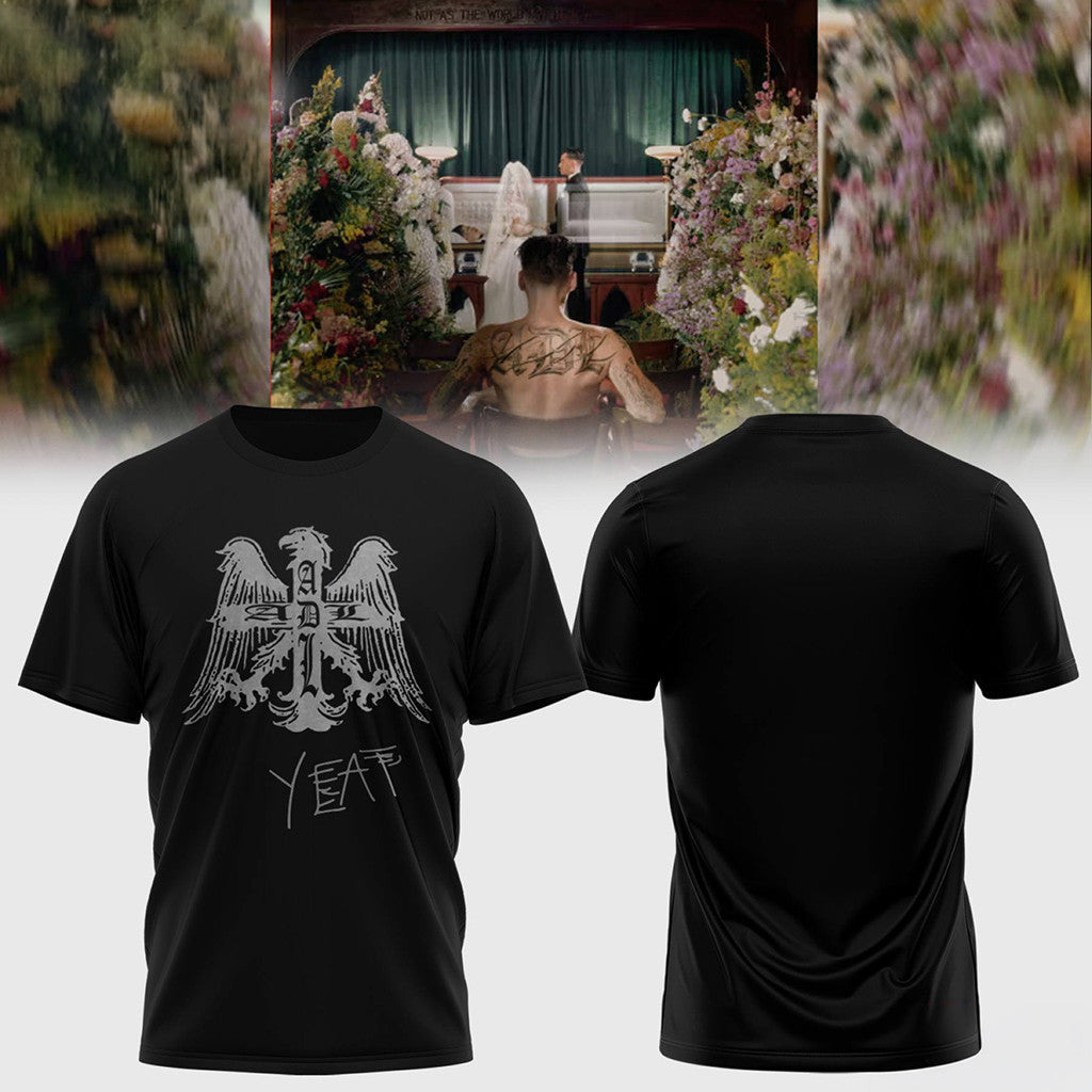 Yeat ADL The Album Eagle Logo T-Shirt Black Yeat Merch Gifts For Music Lovers - Merchluma