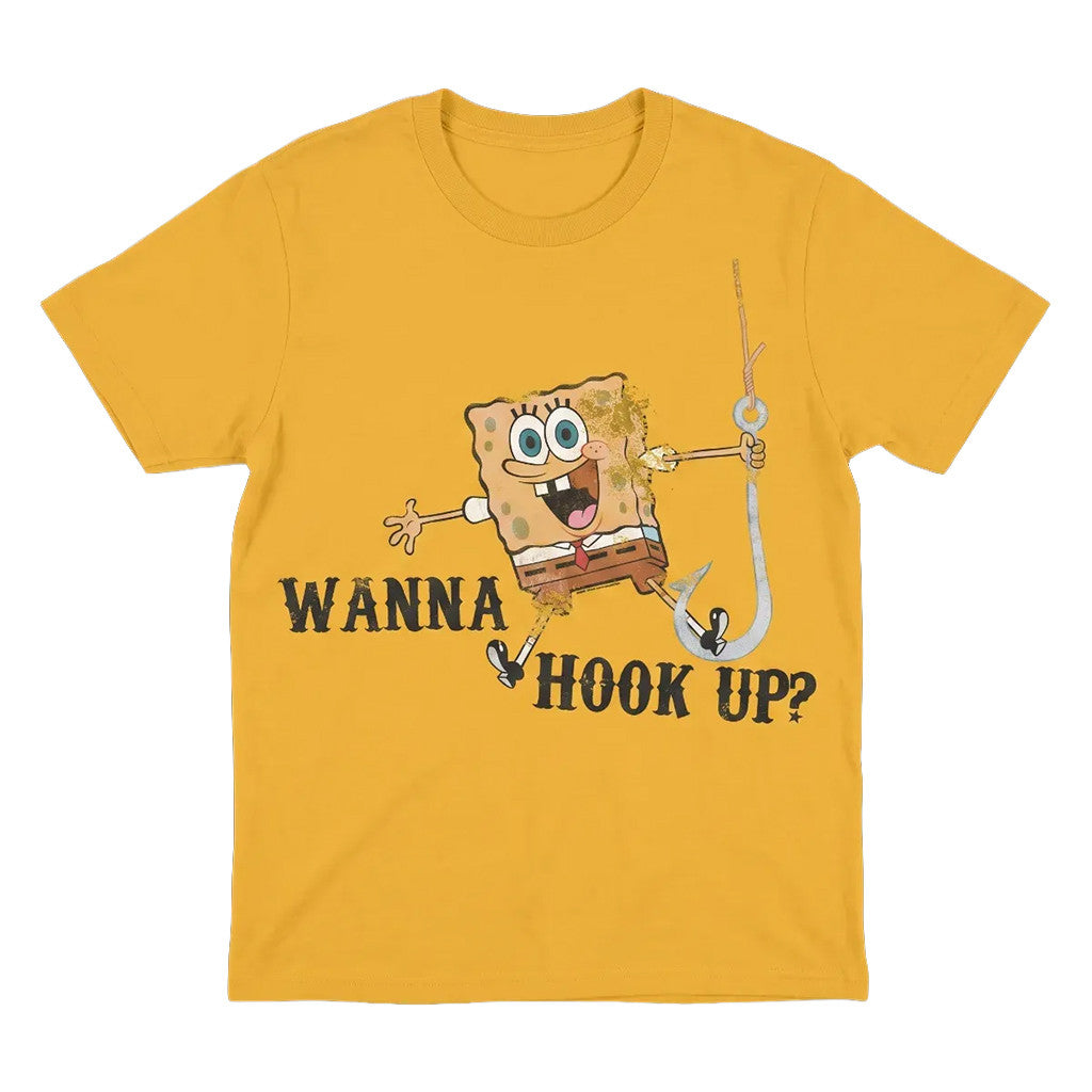 Spongebob Squarepants Wanna Hook Up T-Shirt 2026 Unique Gift For Brothers - Merchluma