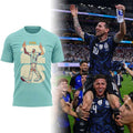 Lionel Messi Celebration World Cup 2026 Final T-Shirt Argentina Team Merch Gift For Messi Fans - Merchluma