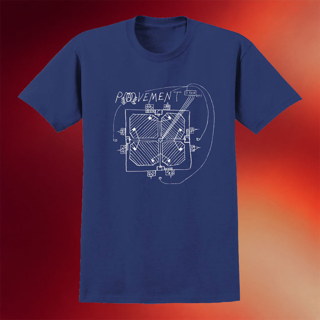 Pavement Merch 2026 Stage Plot T-Shirt Pavement Band Shirt Best Gift For Husband - Merchluma