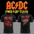 AC DC X Wisconsin Badgers Merch ACDC Power Up Tour 2026 T-Shirt Angus Young Guitar Tee Fan Gear - Merchluma