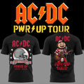 ACDC Power Up Tour Merch 2026 AC DC X Ohio State Buckeyes T-Shirt Cool Gifts For Rock Lovers - Merchluma