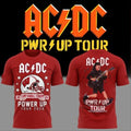 AC DC X Wisconsin Badgers Merch ACDC Power Up Tour 2026 T-Shirt Gifts For Rock Fans - Merchluma