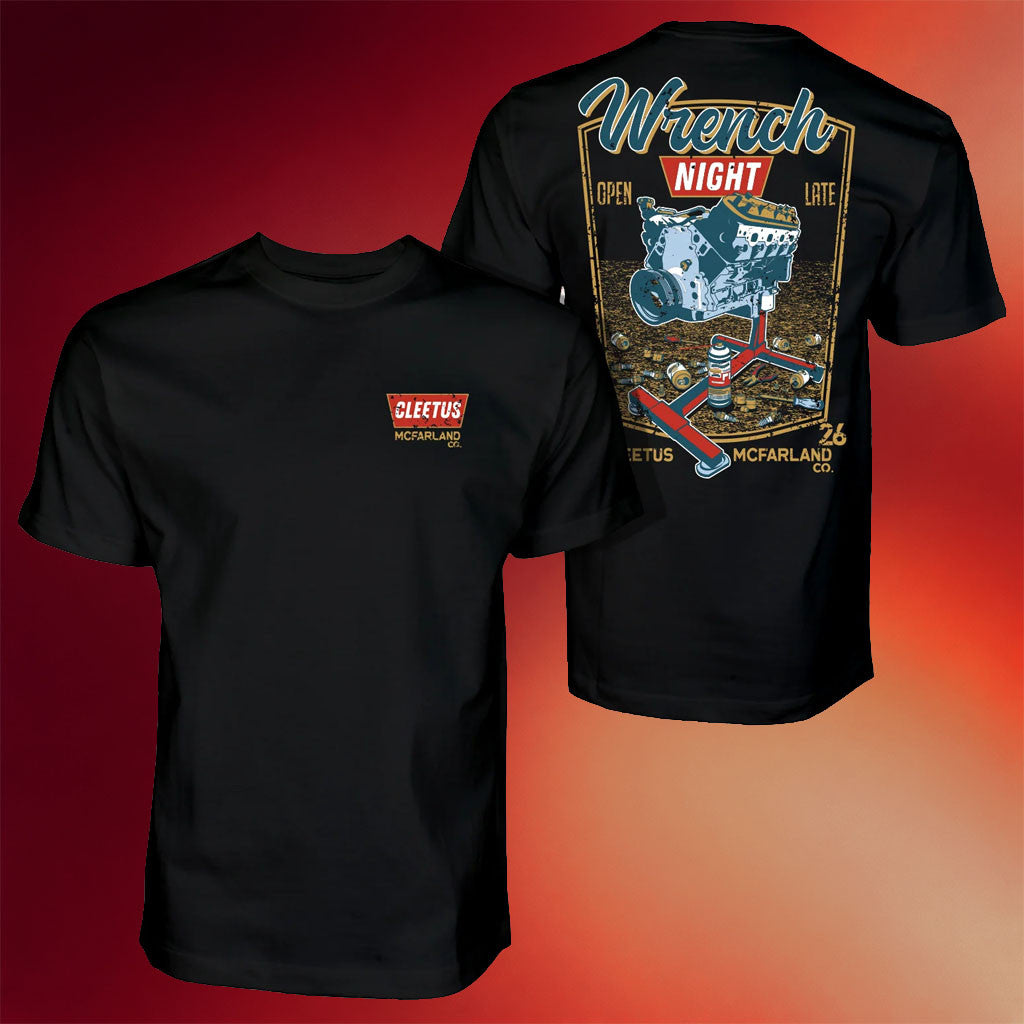 Cleetus McFarland Merch 2026 Cleetus Wrench Night T-Shirt Best Birthday Gift For Husband - Merchluma
