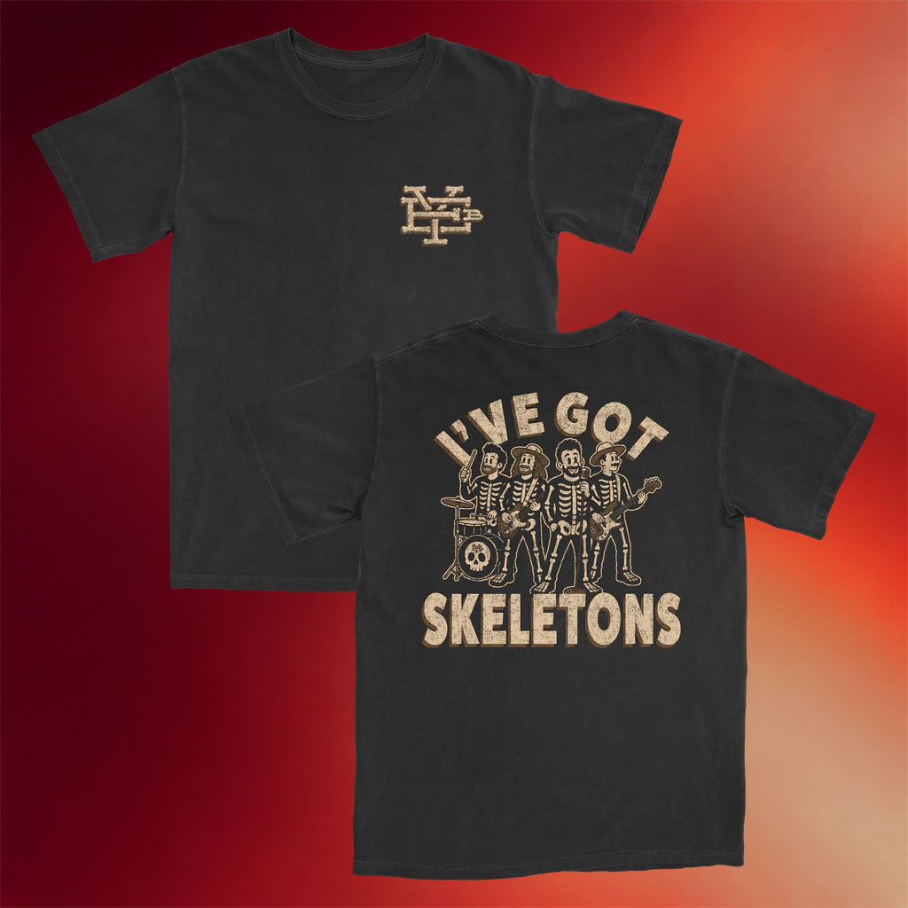 Eli Young Merch 2026 Skeletons T-Shirt Eli Young Band Shirt Cool Gift For Music Lovers - Merchluma