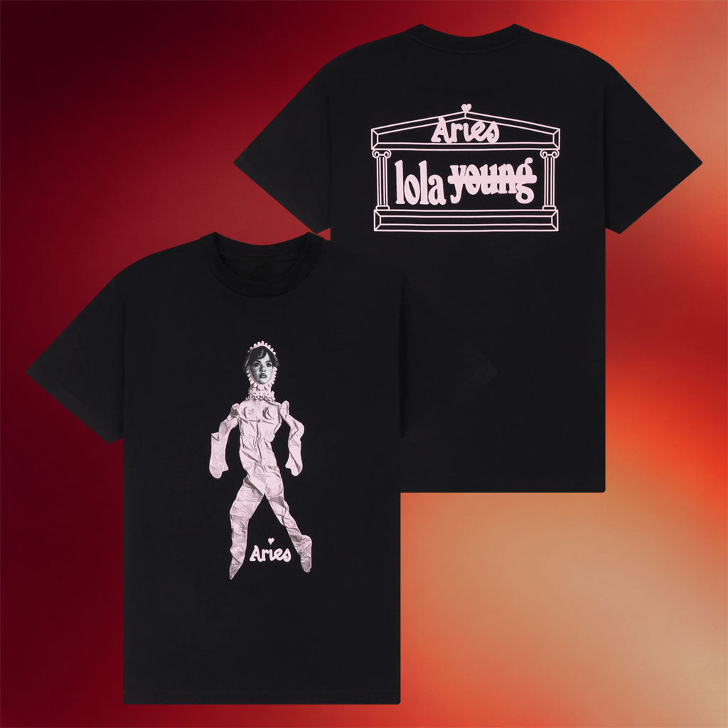 Lola Young Merch 2026 Aries X Lola Young Black Doll T-Shirt Gift Ideas For Sisters - Merchluma