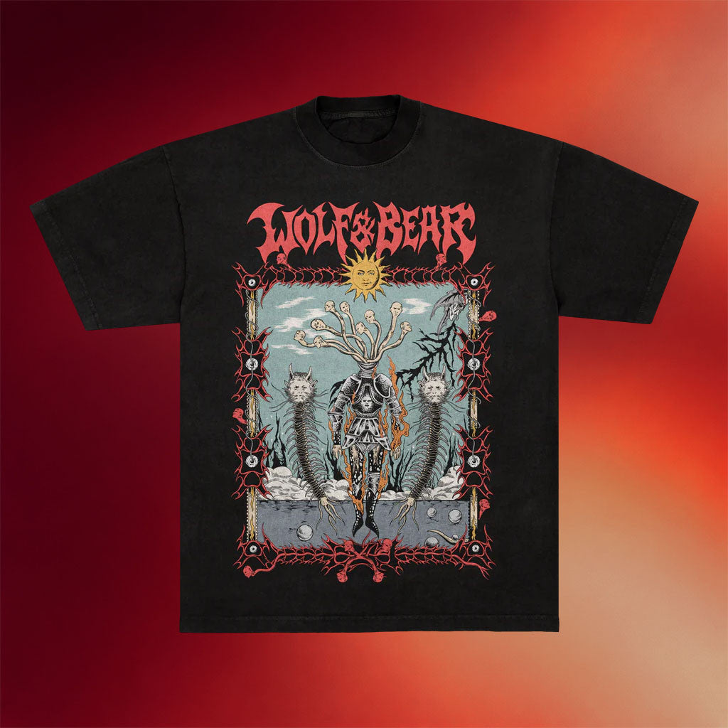 Wolf And Bear Merch 2026 Frame T-Shirt Black Wolf And Bear Shirt Presents For Music Lovers - Merchluma