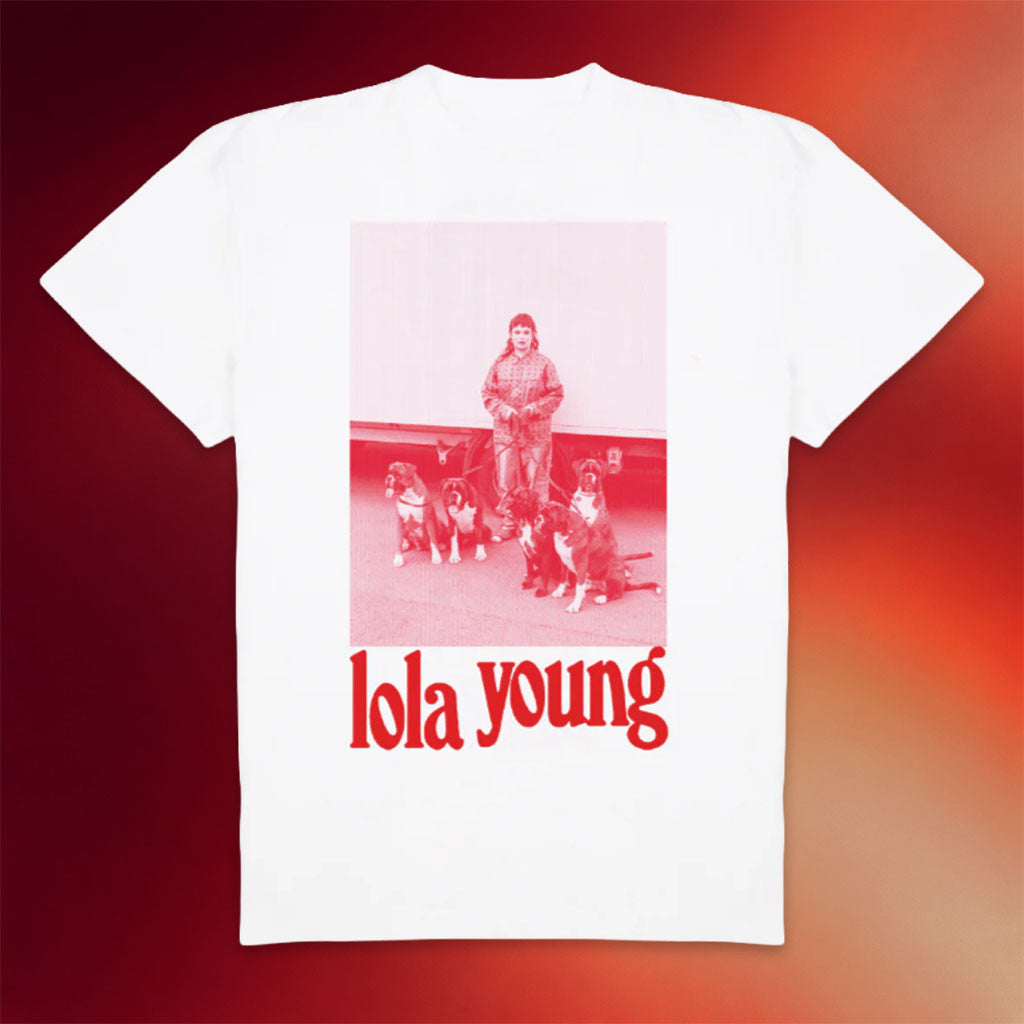Lola Young Merch 2026 Lola Young White Logo T-Shirt Music Related Gifts For Guys - Merchluma