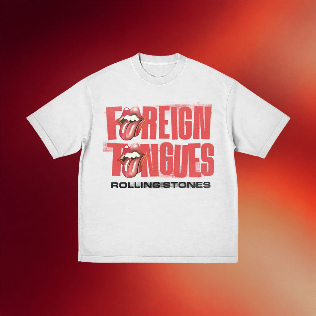 The Rolling Stones Merch 2026 Foreign Tongues Tongue T-Shirt Presents For Rock Lovers - Merchluma