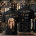 Bonnie Tyler Greatest Hits Legend Commemorative T-Shirt RIP Bonnie Tyler Merch Memorial Gifts - Merchluma