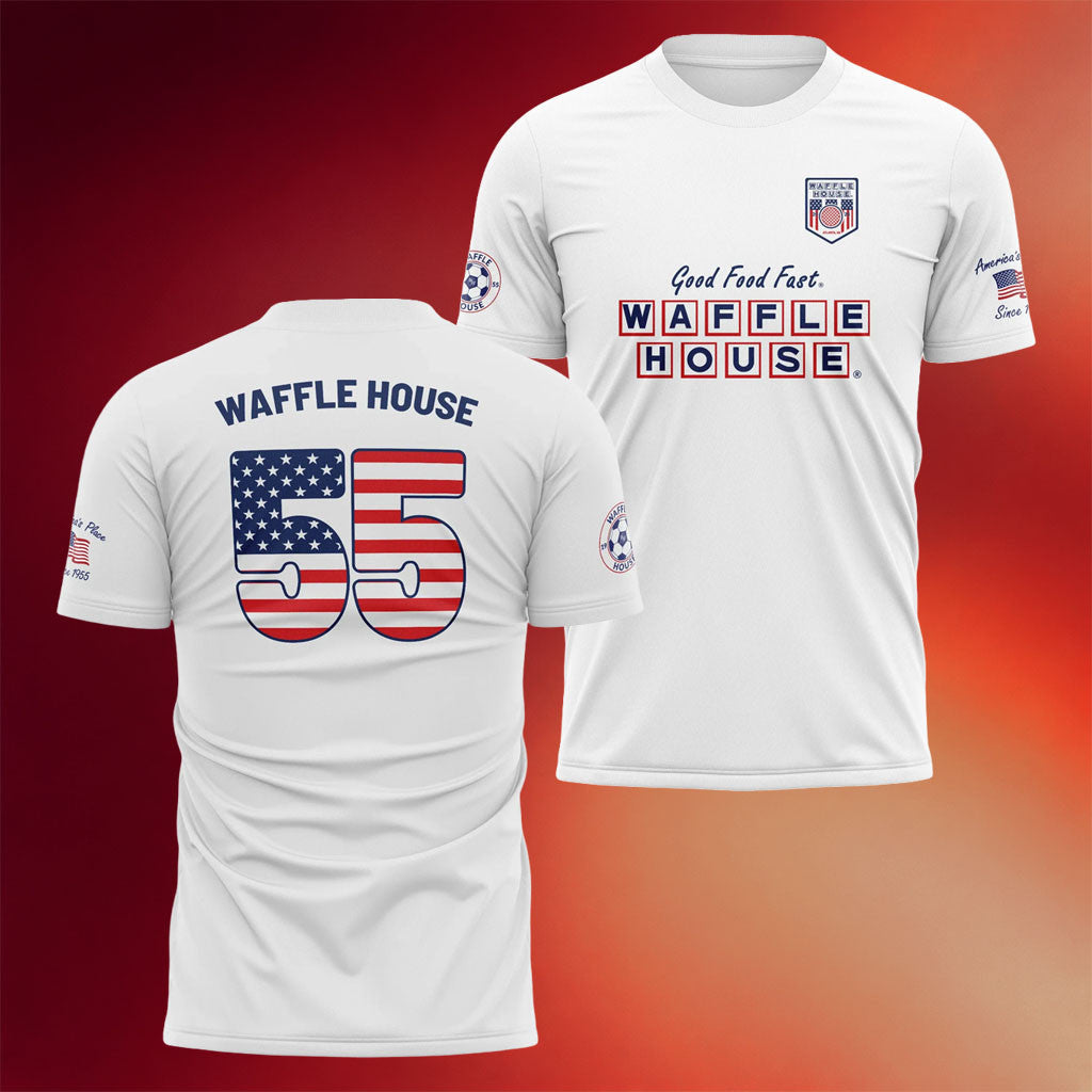 Waffle House Merch 2026 Waffle House Patriotic Jersey Shirt Best Gift For Brothers - Merchluma