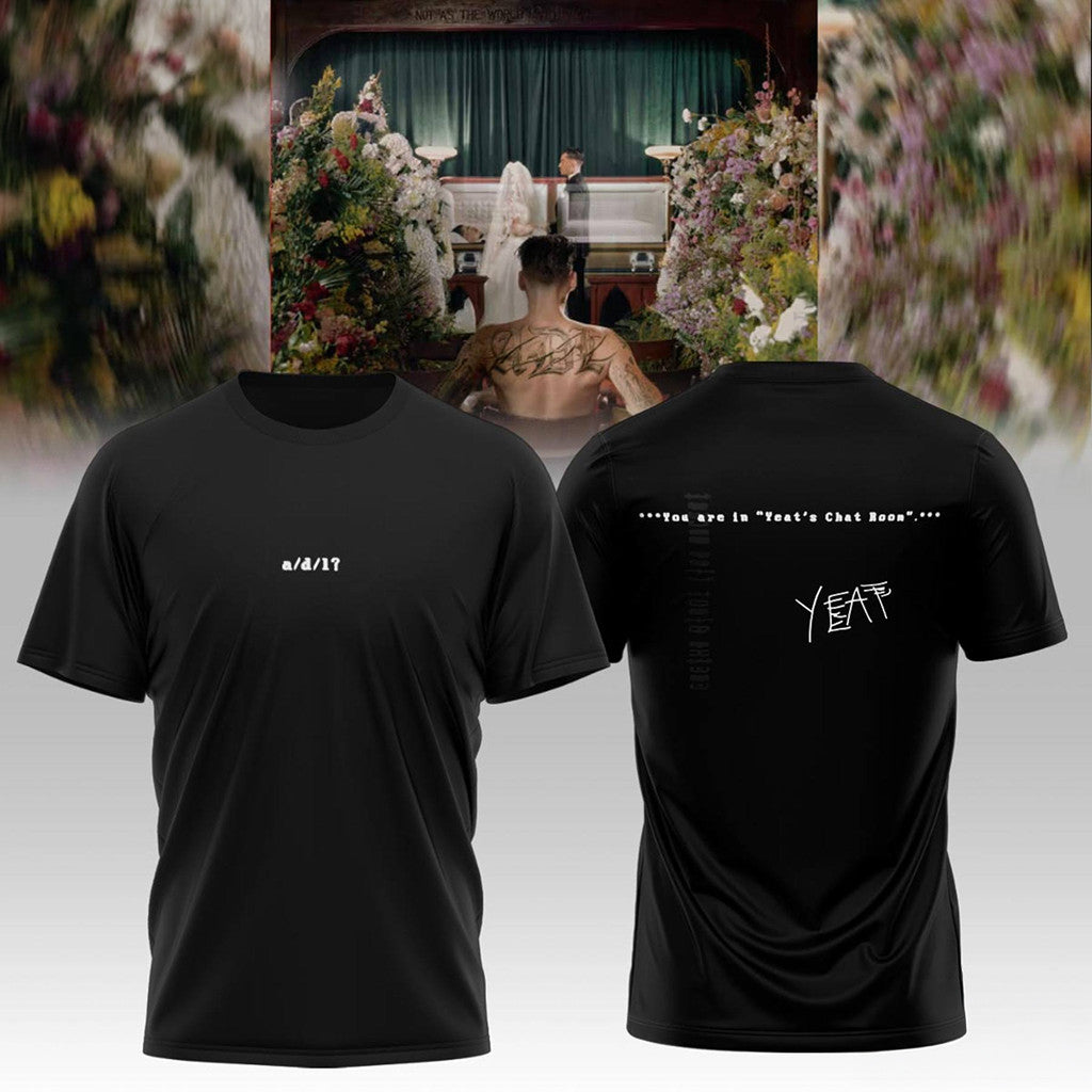 Yeat Merch 2026 You Are In Yeat's Chat Room T-Shirt Black Gifts For Rapper Fans - Merchluma
