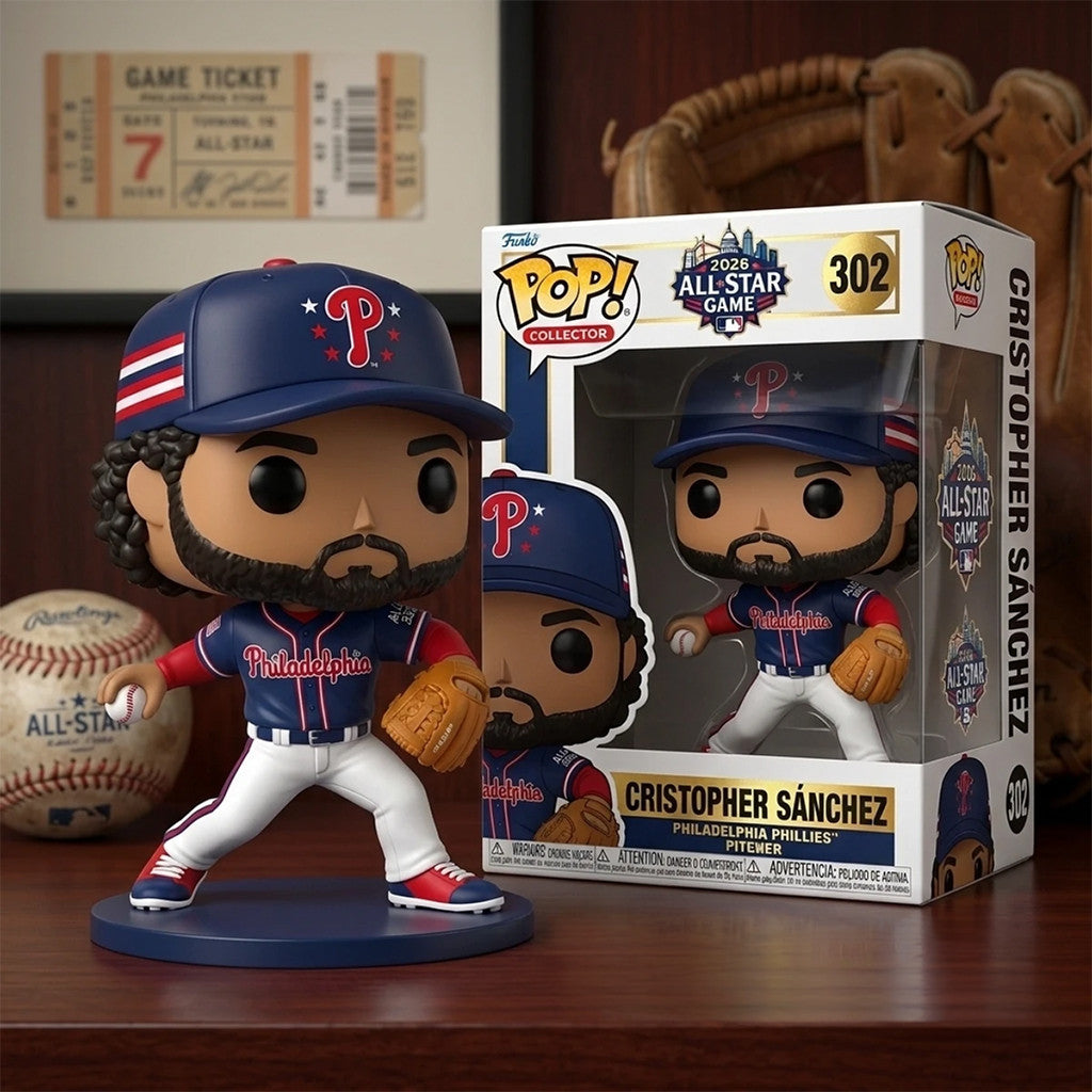 Cristopher Sanchez Philadelphia Baseball All Star 2026 Hometown Starter Funko Pop Fan Merch - Merchluma