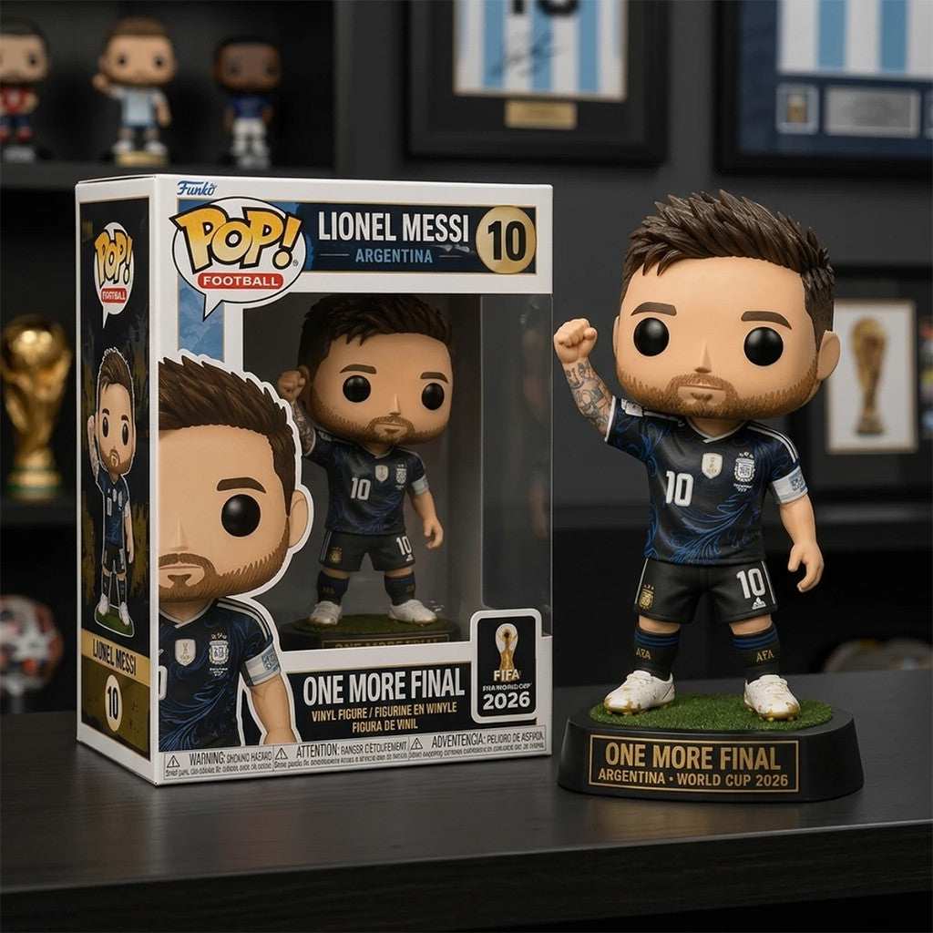 Lionel Messi Argentina World Cup 2026 One More Final Funko Pop #10 Lionel Messi Merch Fan Gifts - Merchluma