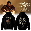 Tayc JOYA Tour Signature Hoodie Black Tayc Concert 2026 Merch Music Related Gifts For Guys - Merchluma
