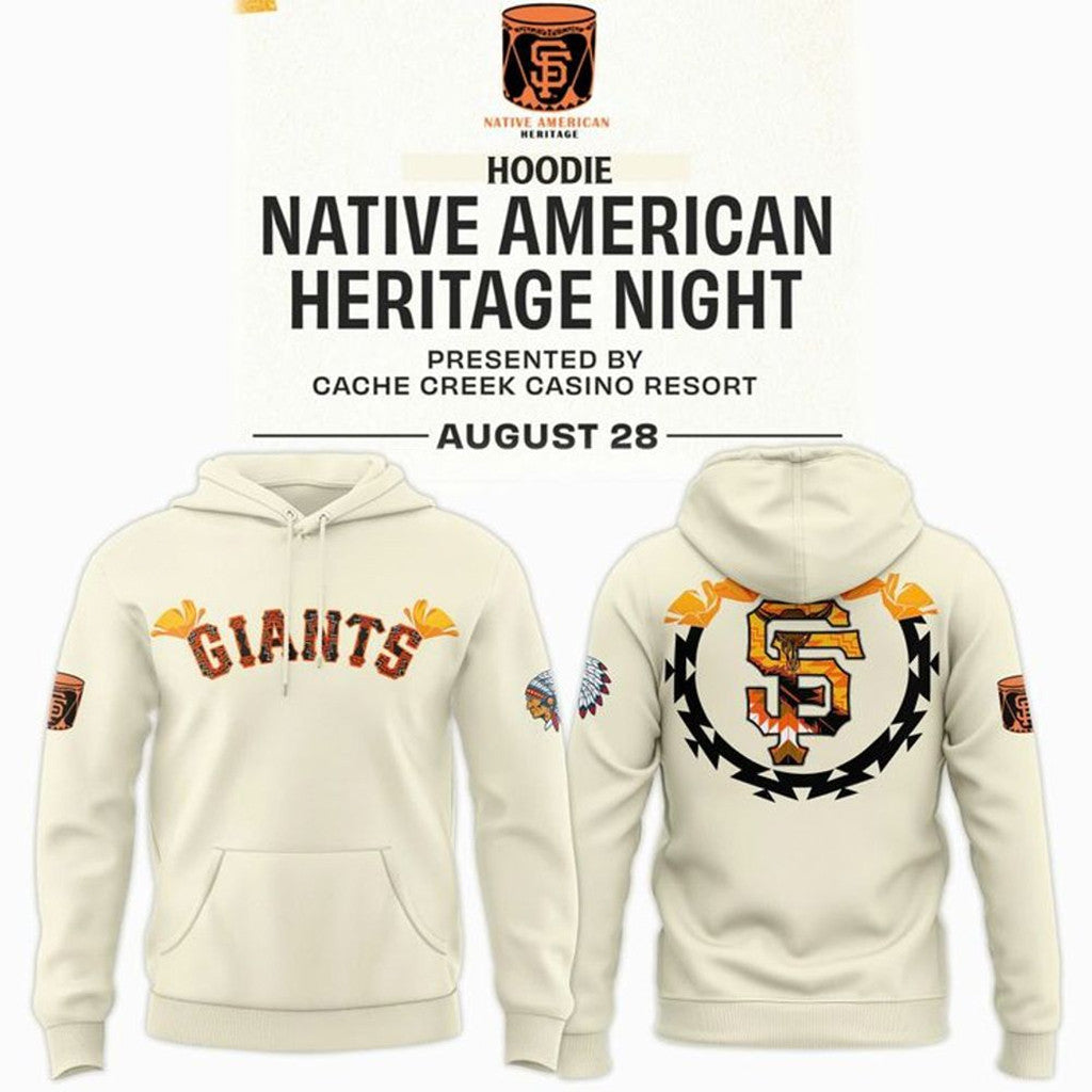 San Francisco Giants X Native American Heritage Night 2026 Hoodie Giants Merch Baseball Fan Gift - Merchluma