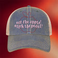 Hemlocke Springs Merch 2026 Eat The Apple Stick The Pearl Trucker Hat Gift For Besties - Merchluma