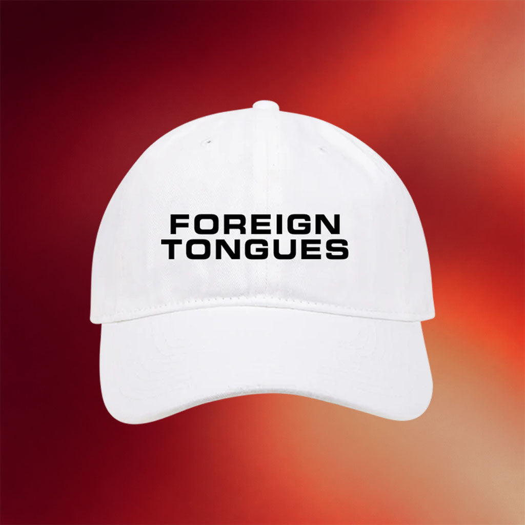 The Rolling Stones Merch 2026 Foreign Tongues White Hat Embroidered Gift For Rock Band Fans - Merchluma