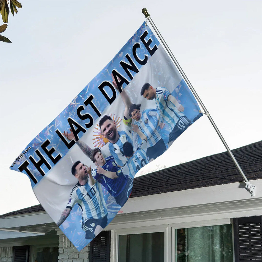 Argentina National Football Team X Lionel Messi The Last Dance Flag World Cup 2026 Home Decor - Merchluma