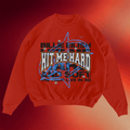 Billie Eilish Merch 2026 Hit Me Hard And Soft Live In 3D Star Red Crewneck Sweatshirt Fan Gifts - Merchluma