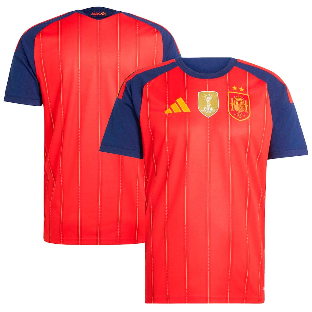 Spain World Cup Champions Merch 2026 Spain 2-Star FIFA World Cup Champions Jersey Red Fan Gifts - Merchluma