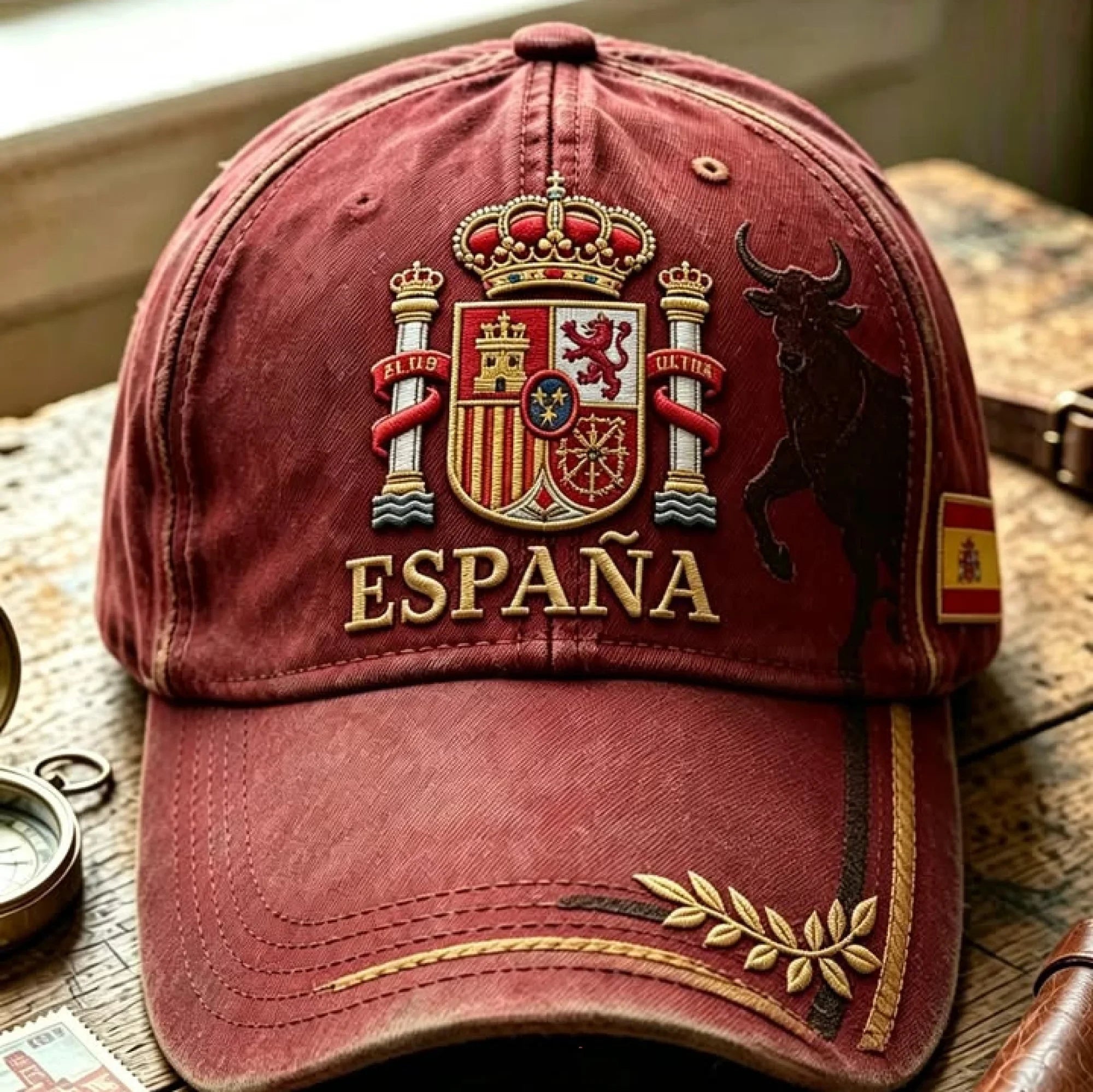 Spain World Cup Champions Merch 2026 Spain Coat Of Arms Hat Spanish Pride Hat Gift For Friends - Merchluma