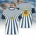 Argentina National Football Pre Match 2026 T-Shirt Lionel Messi Merch Argentina WC Apparel - Merchluma