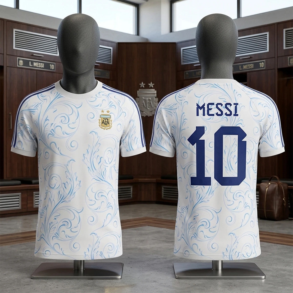 Lionel Messi Argentina National Team World Cup 2026 Football Jersey #10 Messi Merch Fan Gifts - Merchluma