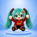 Hatsune Miku Spain 2026 FIFA World Cup Champion Plush Pillow Hatsune Miku Merch Gift For WC Fan - Merchluma