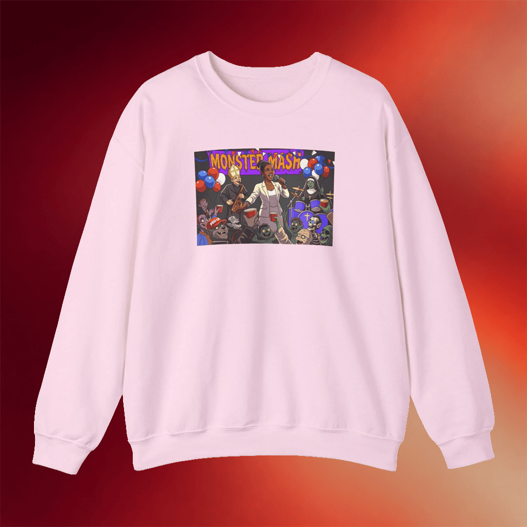 Candace Owens Merch 2026 Monster Mash Crewneck Candace Owens Sweatshirt Gift For Besties - Merchluma