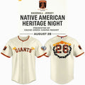 San Francisco Giants X Native American Heritage Night 2026 Baseball Jersey SF Giants Merch - Merchluma