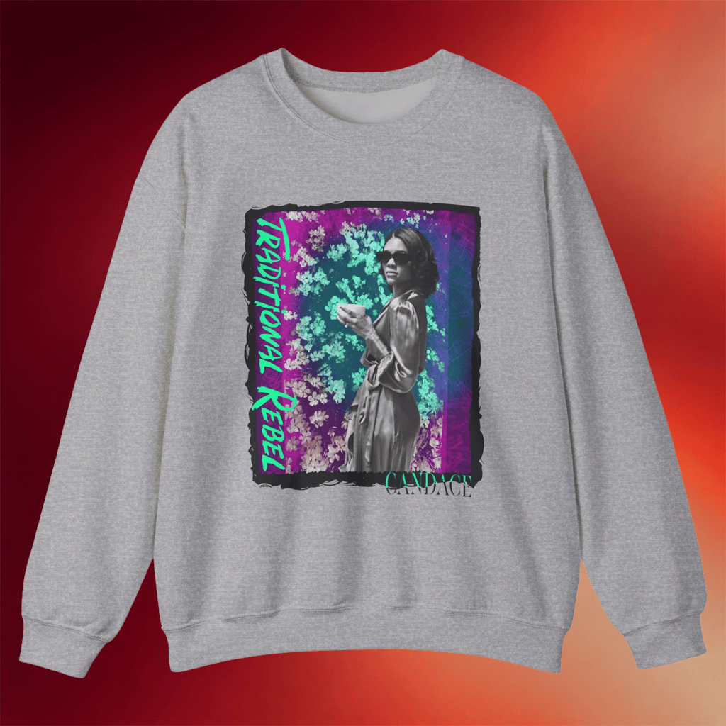 Candace Owens Merch 2026 Traditional Rebel Crewneck Candace Owens Sweatshirt Fan Gifts - Merchluma