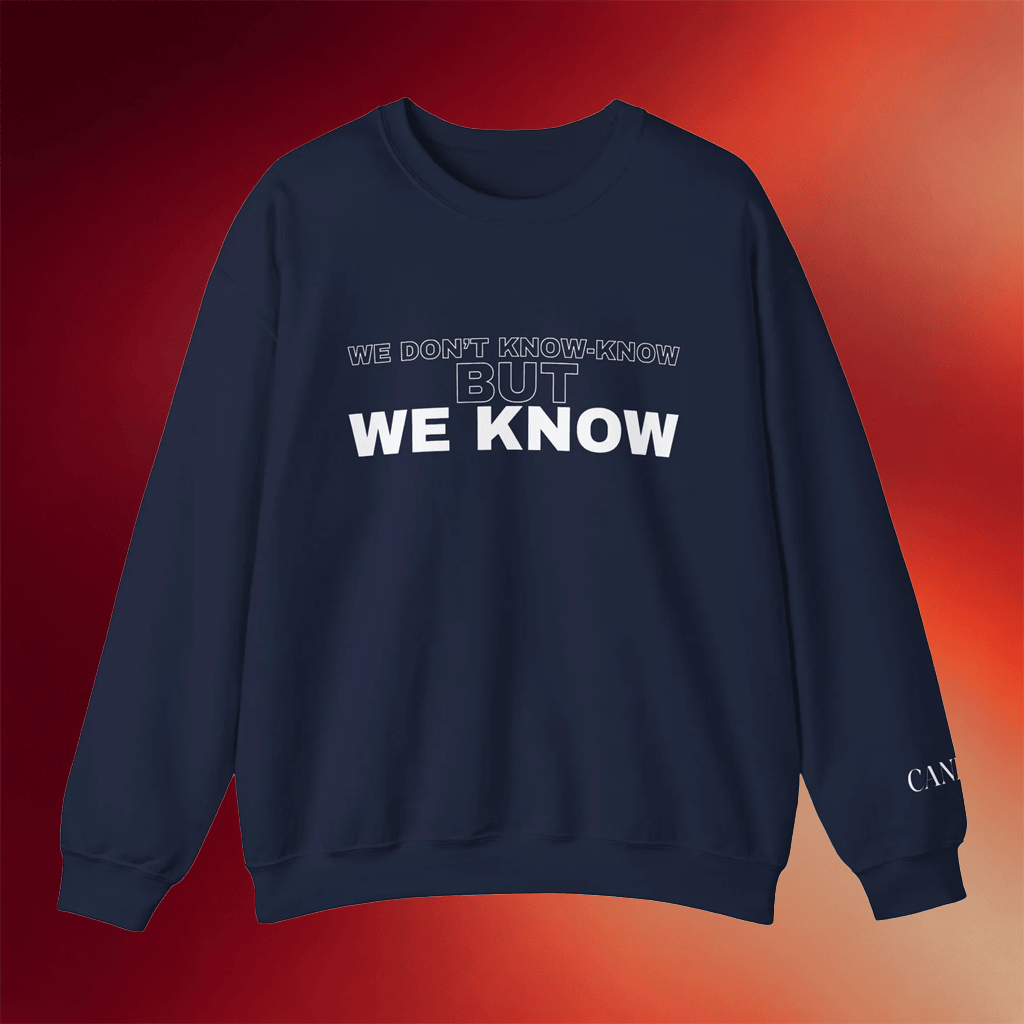 Candace Owens Merch But We Know Crewneck Candace Owens Sweatshirt Gifts For Brother - Merchluma